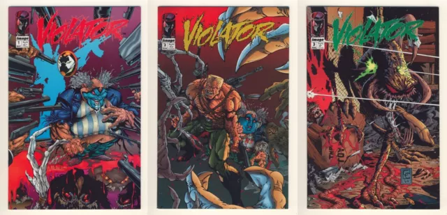 Violator 1 2 3 (1994) VFNM Spawn Alan Moore Bart Sears Image Comics FREE S&H