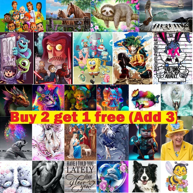 5D Diamond Painting Round Drill Cross Stitch Kits Art Embroidery Decoration Art
