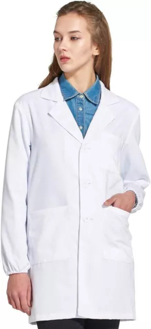 White Lab Coat Laboratory Medical Uniform Warehouse Doctor Overall Food Industr