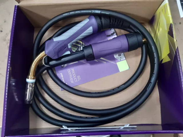 Parweld Pro-Grip Mig Welding Torch + Cable & Euro Fit Connector (MB15 MB25 MB36) 2