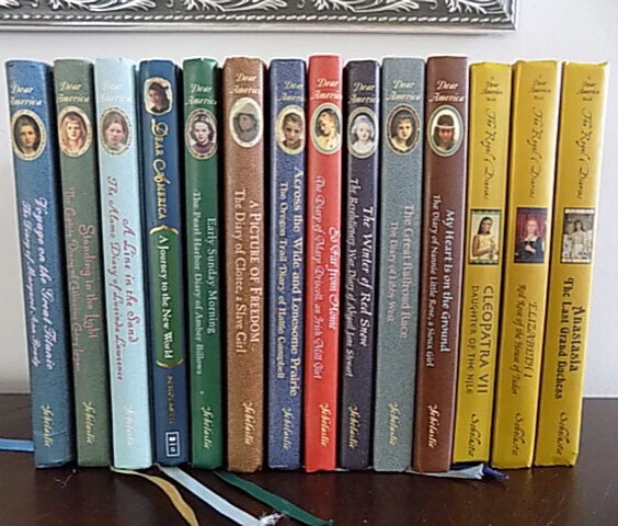 Lot 14 Dear America and Royal Diaries Historical Fiction Hardcover Books
