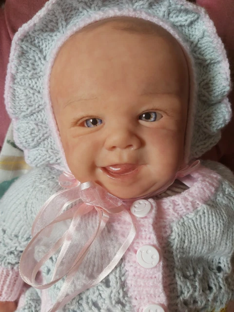 Reborn smiling Baby April.