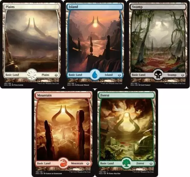 Choose your FULL ART Land ~ Hour of Devastation [ Excellent ] [ Magic MTG ]