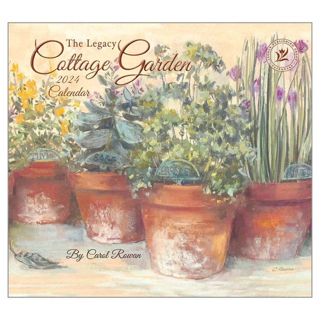 LEGACY 2024 CALENDAR Cottage Garden Fits Wall Frame 26.11 PicClick
