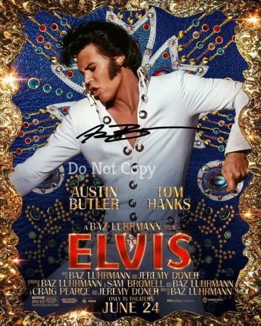 Austin Butler Signed Photo 8X10 Rp Autographed Picture " Elvis "