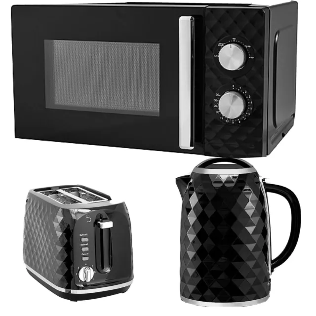 Cheap Microwave Kettle Toaster Set Black Russell Hobbs Buy RHM2064B 20L  Sale