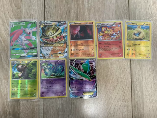 2016 Pokemon Card Bundle. EX GX Holo Promo. Gallade Azelf Infernape M Steelix GX