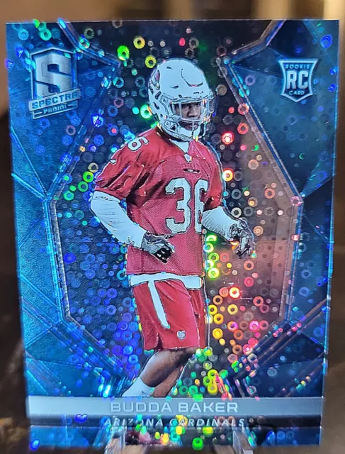 2019 Panini Spectra Budda Baker 07/50 RC Neon Blue Disco Prizm--CARDINALS!!