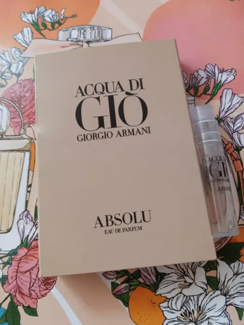 Giorgio Armani Acqua Di Gio Giò Absolu Eau de Parfum EdP 1,2 ml Pröbchen Probe