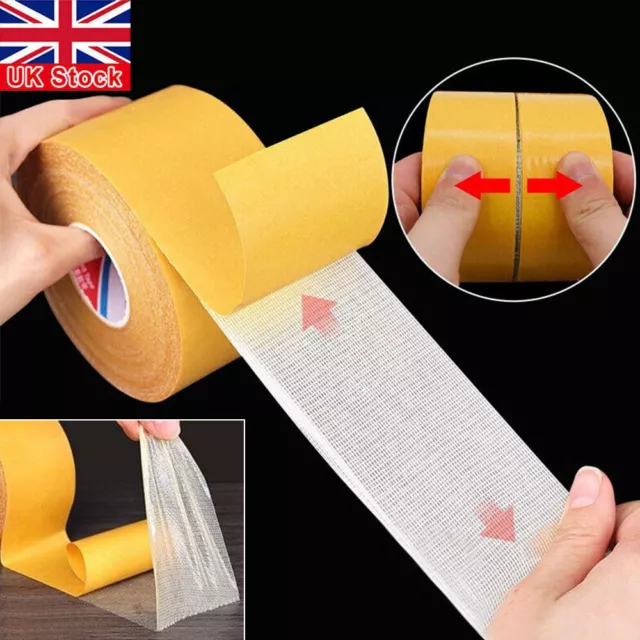 Strong Fixation Double Side Cloth Base Tape Mesh Waterproof Self Adhesive Carpet