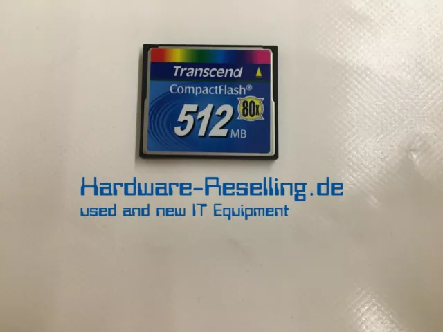 Transcend Carte Cf 512MB 80x Compactflash