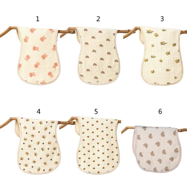 Soft Cotton Muslin Baby Burp Cloths Cloths Face Towel Large Baby Washcloths