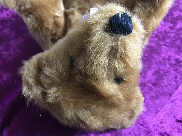 Vintage Teddy Bear 5 Way Jointed Moving Arms Legs Head Brown 41cm VGC 3