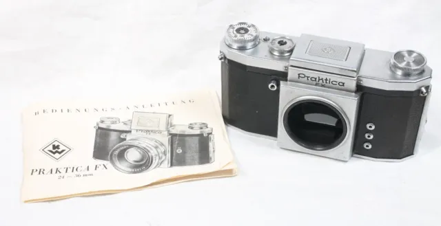 Pentacon Praktica FX 35mm SLR Film Camera M42 Mount RARE