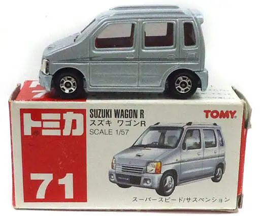 1/57 Suzuki Wagon R (Gray/Red Box) TOMICA No.71