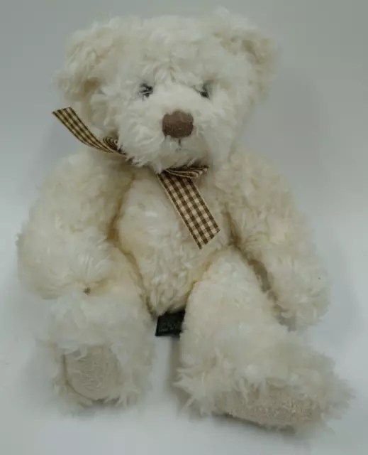 Russ Berrie ‘Buckingham’ Teddy Bear Soft Plush Toy Cream Coloured 6” Sitting