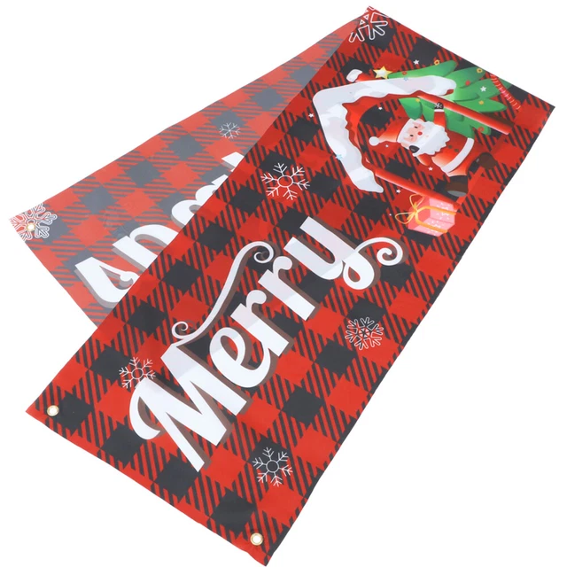 Kreative Frohe Weihnachten Hängende Flagge Weihnachten Banner