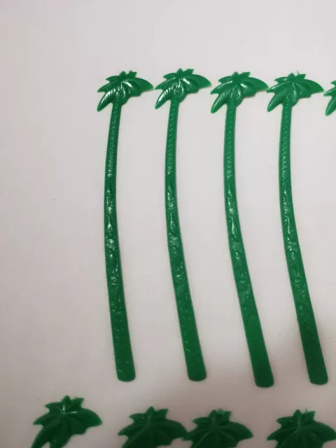 Lot of 15 Hilton Hawaii Palm tree bar stir sticks vintage collectable 2