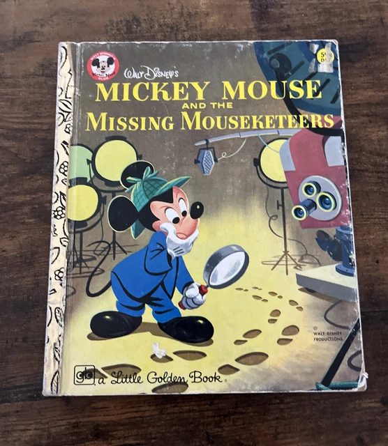 VTG Disney's Mickey Mouse and the Missing Mouseketeers 1975, Little Golden Book