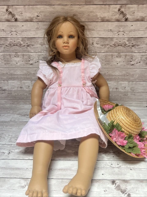 ANNETTE HIMSTEDT POUPÉE Fatou 60 Cm. Aux Pieds Nus État Parfait EUR 250