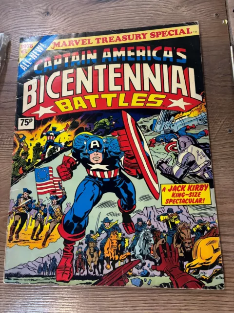 Marvel Treasury Special Captain America's Bicentennial Battles - Marvel Comics -