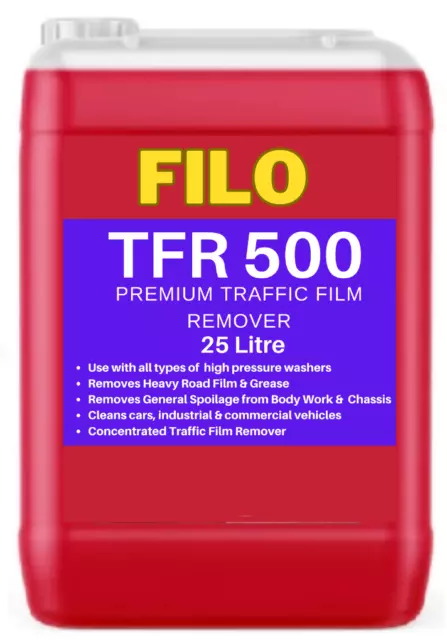 Traffic Film Remover TFR 25 Litre Heavy Duty Super Concentrated TFR Truck Wash