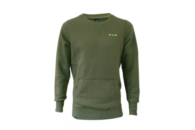 ESP NEW 2022 Heavyweight Sweatshirt - Olive Green minimal