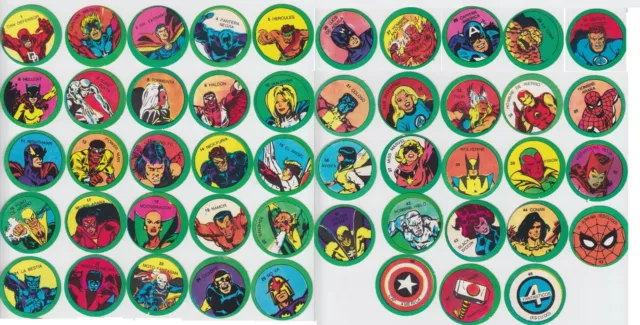 1980 Captain America Wolverine Iron Man Spiderman Marvel - 258 Cards Full Set