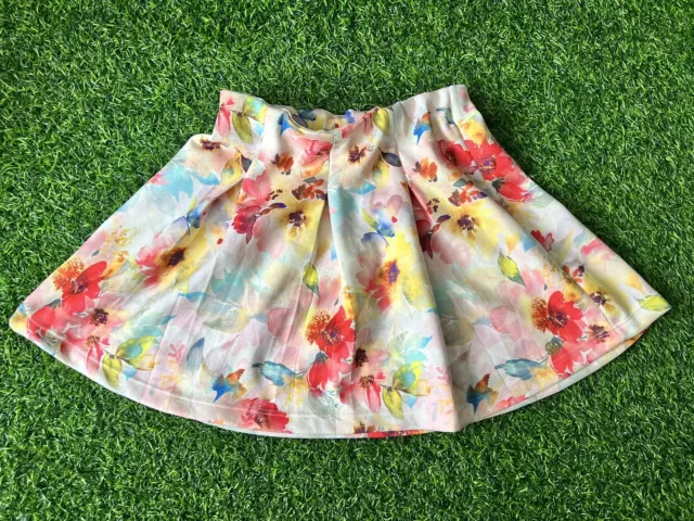 Floral Kids Girl Skirt Size 10