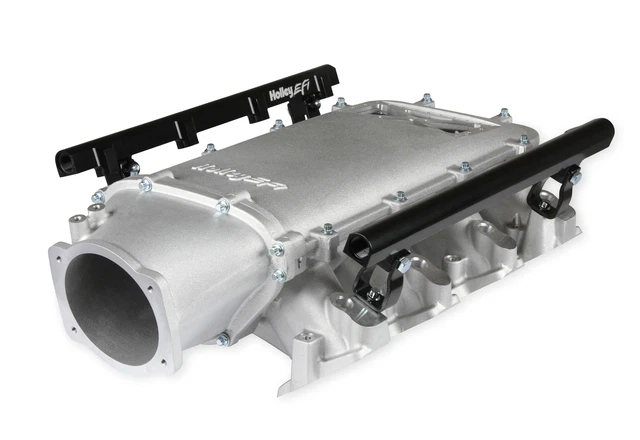 Holley EFI 300-682 Holley LS3 Lo-Ram Manifold Kit Single Injector Front Feed ...