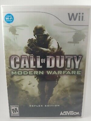 Call of Duty: Modern Warfare -- Reflex Edition (Nintendo Wii, 2009) + Manual