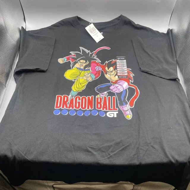 Dragon Ball Z Goku & Vegeta T-Shirt Mens X-Large Anime Authentic