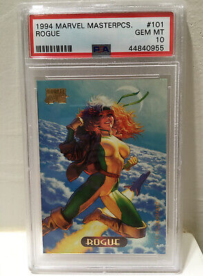 1994 Rogue Marvel Masterpieces Box PSA 10 Card X-Men Comics Wolverine Low Pop 💎