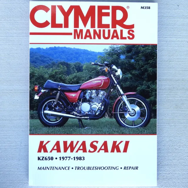 1977-1983 Kawasaki KZ650 Z KZ 650 CLYMER REPAIR MANUAL M358