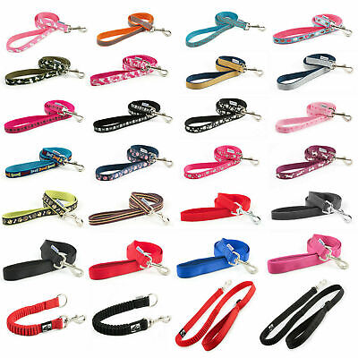 Ancol Dog Leads Puppy Fashion Extreme Bungee Durable Nylon Leash Funky Designs