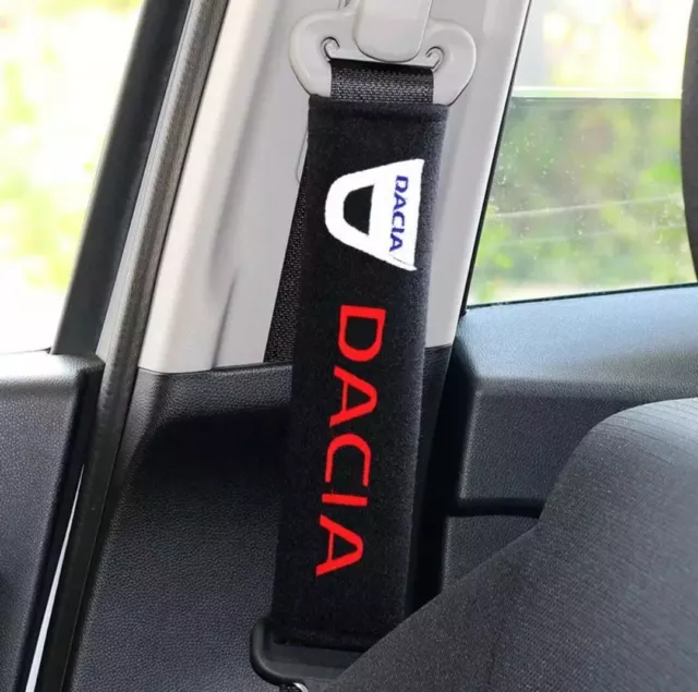 Dacia Car Seat Belt Safety Shoulder Cover Cushion Pad Duster Logan Sandero Stepw
