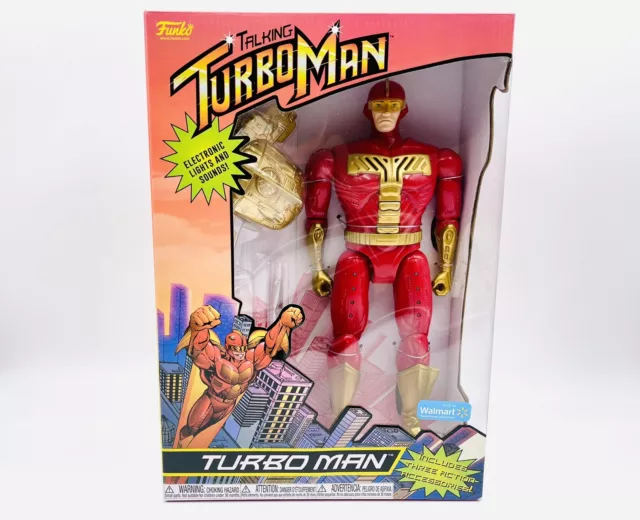 FUNKO TURBO MAN Action Figure Jingle All The Way Talking Turboman Toy NEW  $64.99 - PicClick