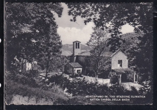 Cartolina Montepiano Antica Chiesa della Badia II65