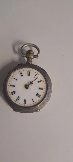 Ancienne Petite Montre De Col (montre Gousset Miniature) - Occasion - Mouvement Mécanique