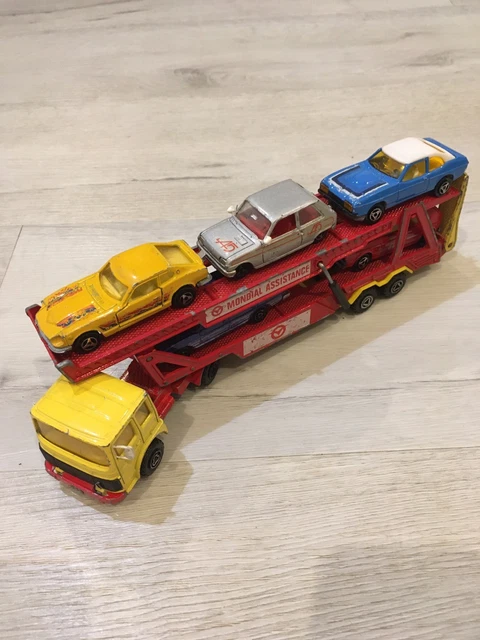 MAJORETTE - REMORQUE Pour Saviem Porte Autos - 1/60 - Serie 3000