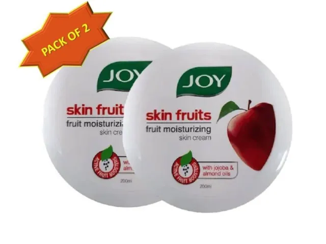 Joy Skin Fruits Feuchtigkeitscreme mit Jojoba- und Mandelöl, 200 ml,...