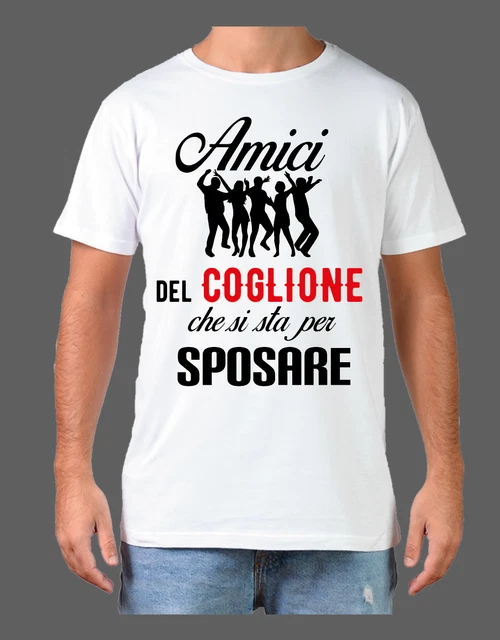 Maglietta uomo kit addio al celibato sposo matrimonio t-shirt divertente tshirt