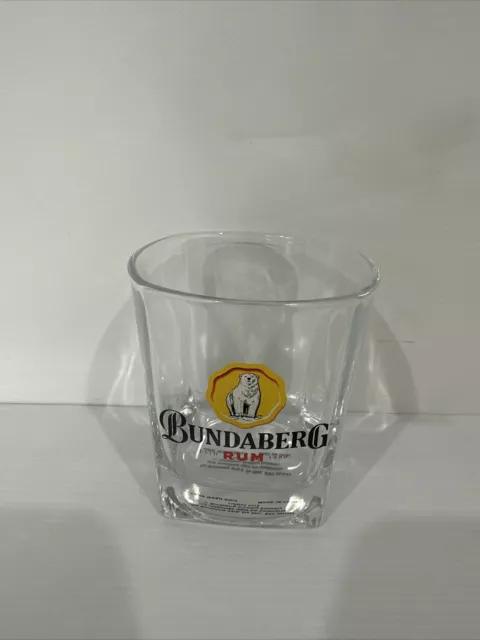 BUNDABERG RUM Tumbler Whisky Glasses EXC Bar Mancave 2018 Limited Edition