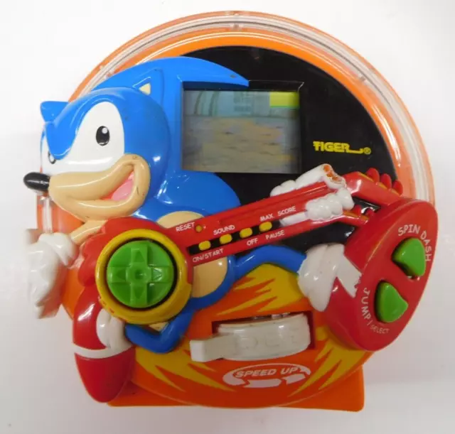 Vintage 2000 Sonic Hedgehog SEGA Sonic Underground Tiger LCD Handheld Game AS-IS