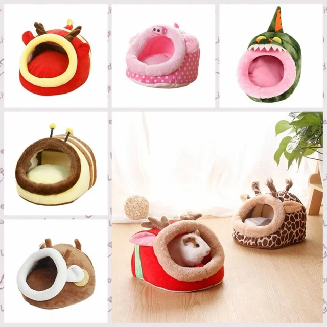 Plush Warm Hamster Cage  For Rat/Hedgehog/Rabbit/Ferrets