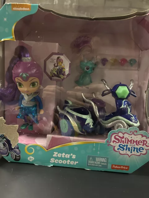 NEW~ Shimmer & Shine Zeta's Scooter Fisher Price Age 3+ Nickelodeon