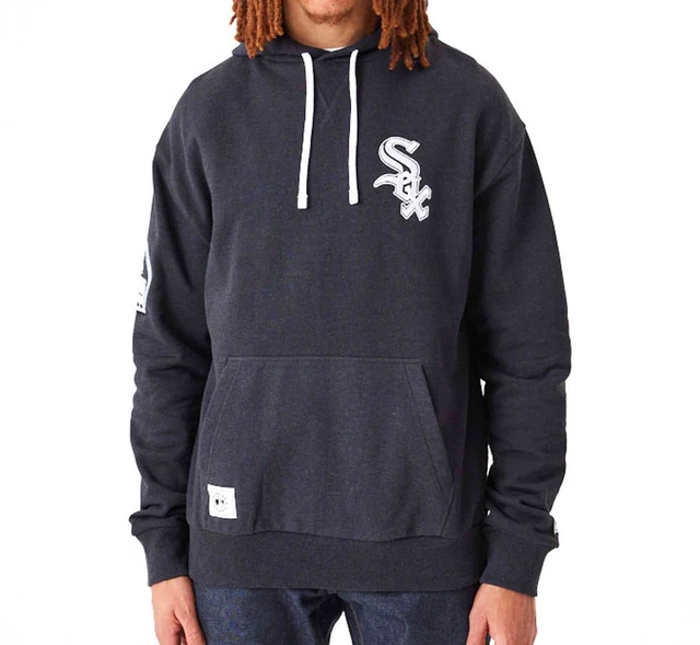 New Era - MLB Chicago Bianco Sox Heritage Oversize Felpa con Cappuccio