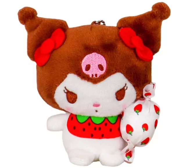 Sanrio Kuromi Strawberry Soft Plush Hello Kitty Cute Plushies