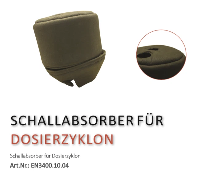 Schallabsorber for ENVIRON Dosierzyklon Art.nr EN3400.10.04