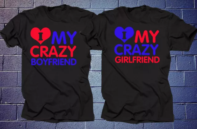 Couple T-shirts Boyfriend Girlfriend T-shirts Funny Couple Matching T-shirts